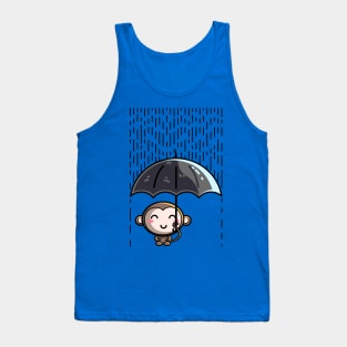 The Umbrella Chimpanzee Tank Top